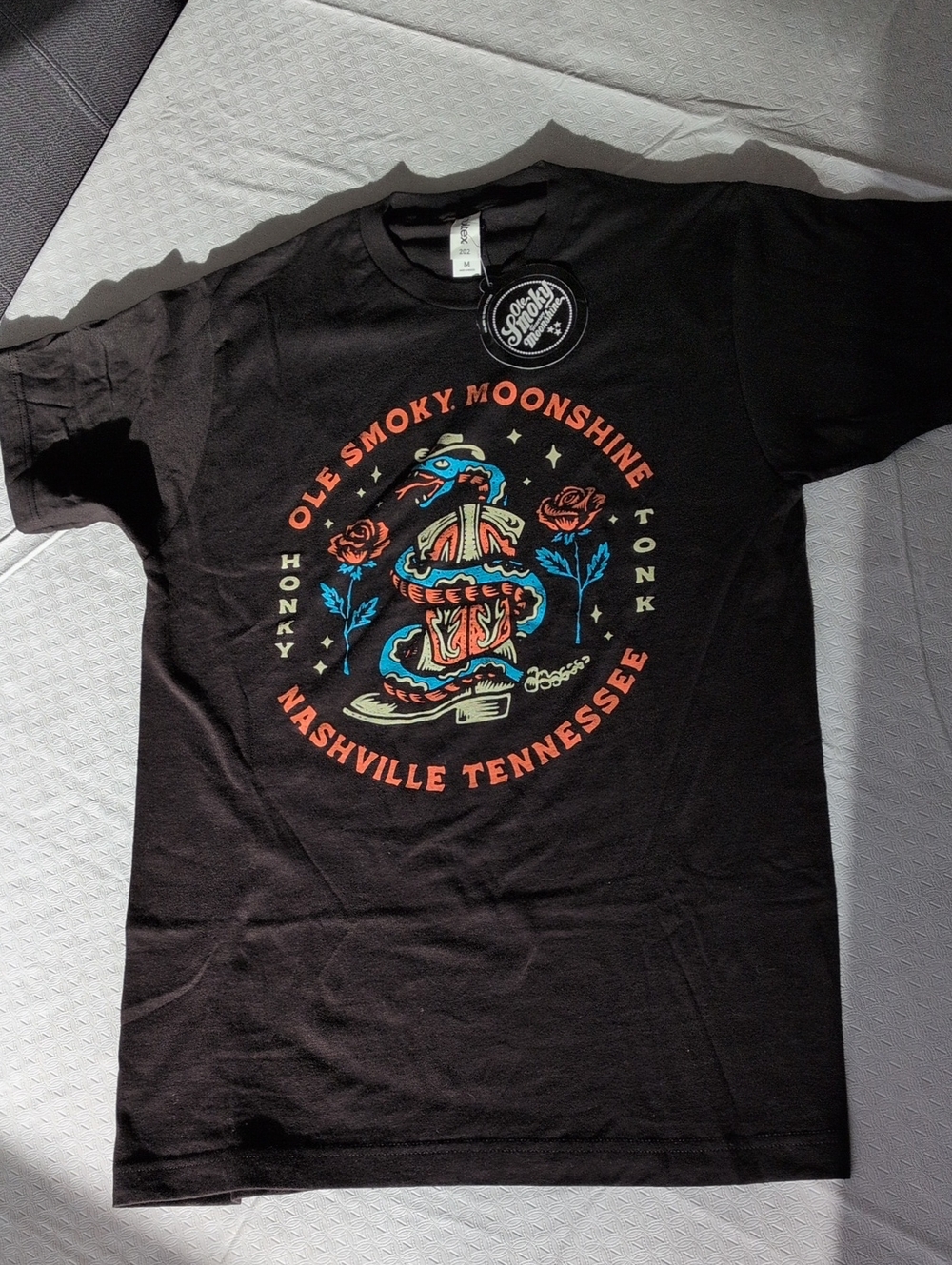 Old Smokey Tennessee Mooonshine Snake Boot Honky Tonk Nashville M